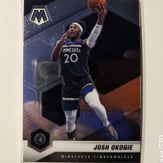 Josh Okogie 2020-21 Panini Mosaic #12 NBA Basketball Minnesota Timberwolves Excellent Sleeved
