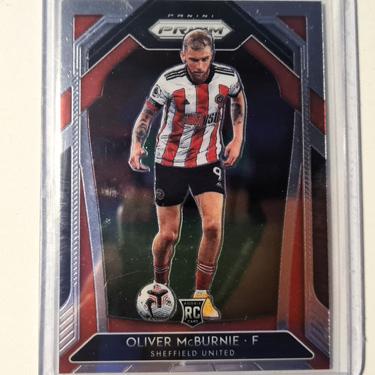 Oliver McBurnie 2020-21 Panini Prizm premier league Rookie RC #27 Soccer Football Sheffield United excellent/mint Sleeved