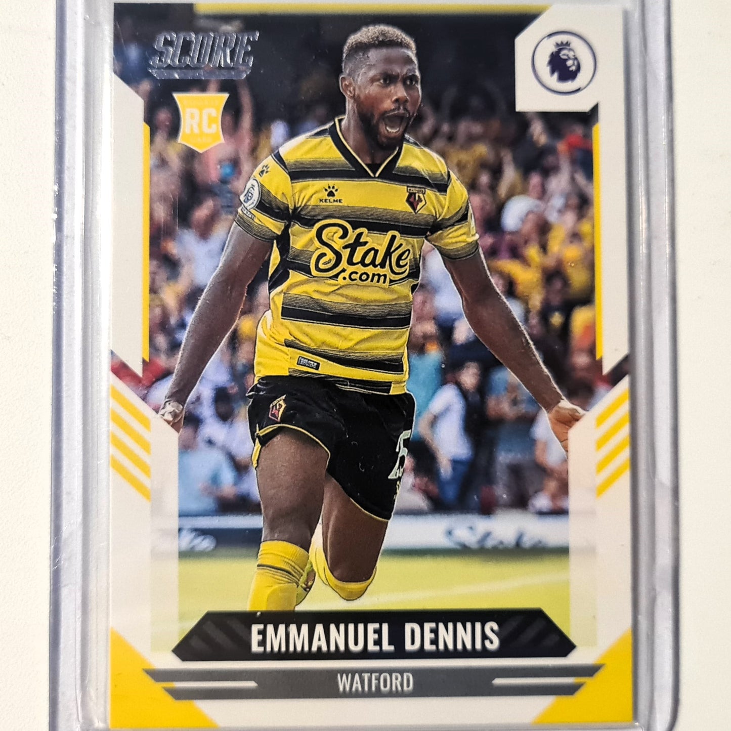 Emmanuel Dennis 2021-22 Panini Score Rookie RC #29 Soccer Football Watford excellent/mint Sleeved