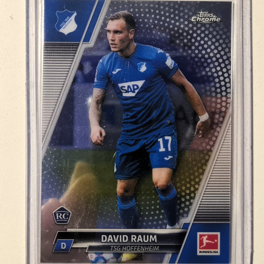 David Raum 2022 Topps Chrome Bundesliga Rookie RC #50 Soccer Football TSG Hoffenheim excellent/mint Sleeved