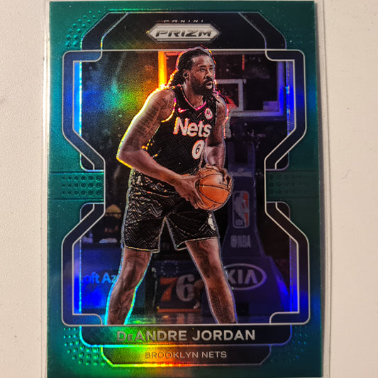 DeAndre Jordan 2021-22 Panini Prizm green variant #2 NBA Basketball Brooklyn Nets excellent/mint Sleeved