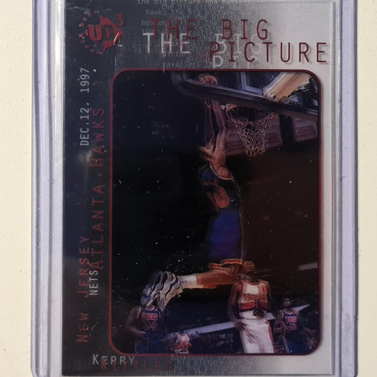 Kerry Kittles 1997 Upper-Deck UD3 The big picture acetate card #30 NBA Basketball New Jersey Nets very good Sleeved