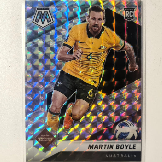 Martin Boyle 2021-22 Panini Mosaic fifa road to the world cup prizm Rookie RC insert #146 Soccer Football Australia Excellent/Mint Sleeved