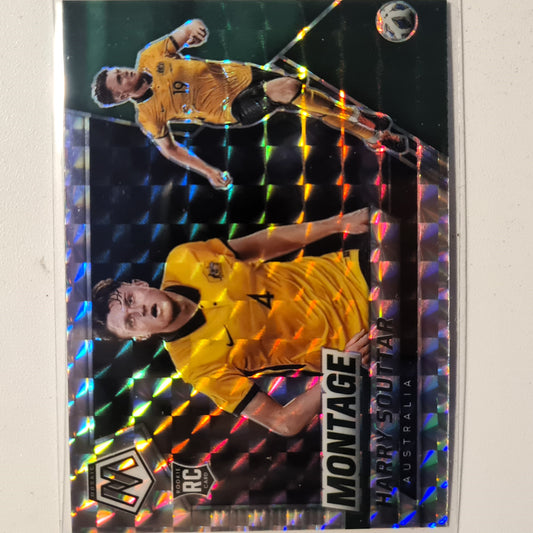 Harry Souttar 2021-22 Panini Mosaic fifa road to the world cup prizm Montage insert #7 Soccer Football Australia Excellent/Mint Sleeved