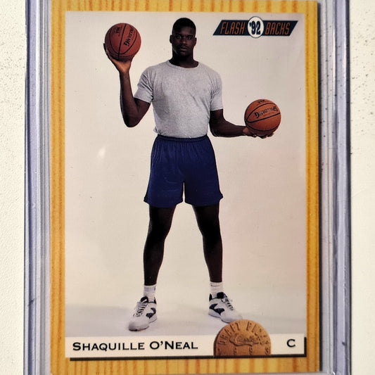 Shaquille O'Neal 1992 Classic flash backs 92 Rookie RC #104 NBA Basketball LSU/Orlando Magic Good very good Sleeved