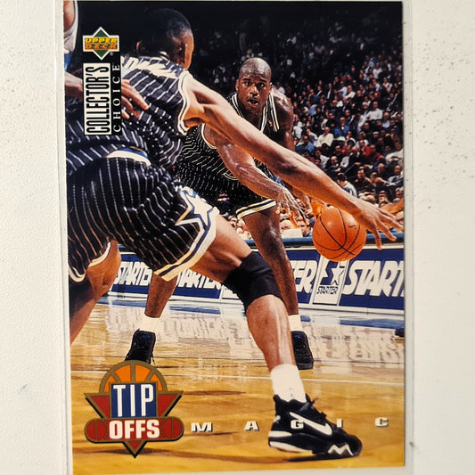Shaquille O'Neal 1994 Upper-Deck collectors choice tip offs #184 NBA Basketball Orlando Magic/lsu very good Sleeved