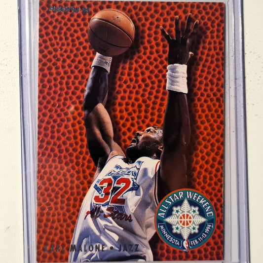 Karl Malone 1994 Fleer 94-95all star weekend 18 of 26  Basketball Utah Jazz very good/excellent Sleeved