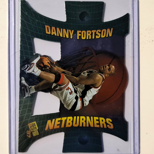 Danny Fortson 1997 Presspass Netburners Rookie RC DIE-CUT 11/36  NBA Basketball Cinncinnati/Denver Nuggets very good Sleeved