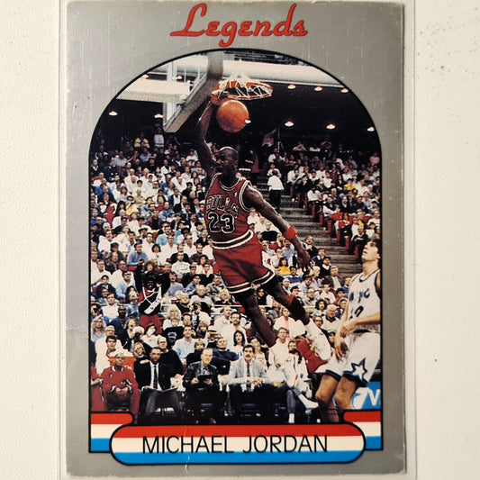 Michael Jordan Living Legend Legends NBA Basketball Chicago Bulls poor creased Sleeved