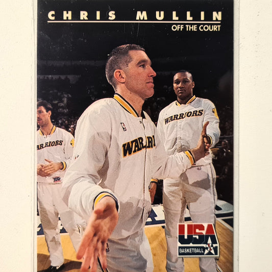 Chris Mullin 1992 Skybox USA Basketball off the court #59 NBA Basketball Golden State Warriors good sleeved