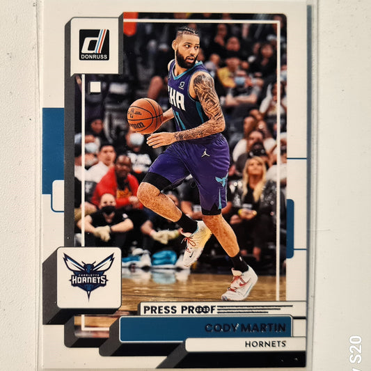 Cody Martin 2022-23 Panini Donruss press proof #69 NBA Basketball Charlotte Hornets Excellent/mint sleeved