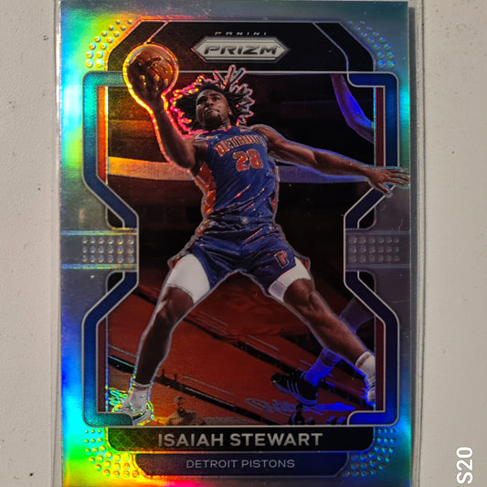 Isaiah Stewart 2021-22 Panini Prizm refractor #158 NBA Basketball Detroit Pistons Excellent/mint sleeved