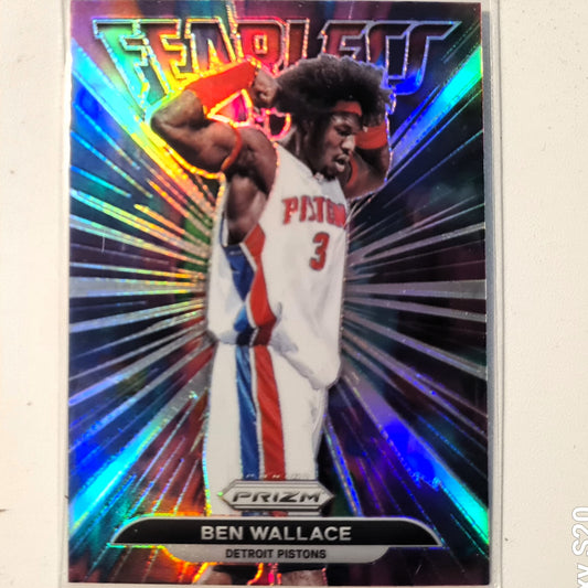 Ben Wallace 2021-22 Panini Prizm Fearless #17 NBA Basketball Detroit Pistons Excellent/mint sleeved