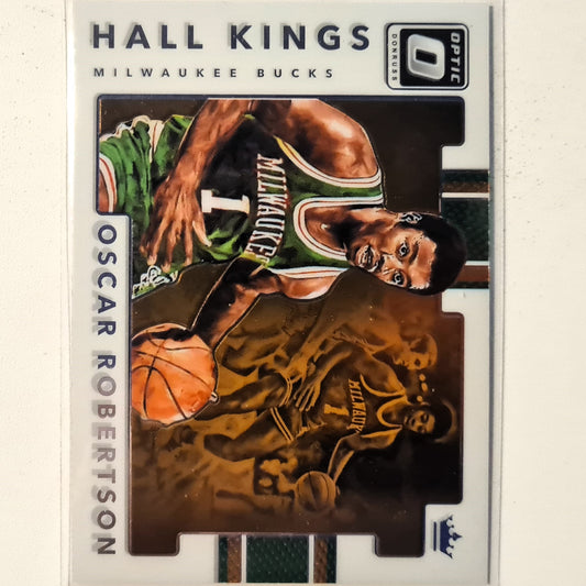 Oscar Robertson 2017-18 Panini Donruss Optic Hall Kings #9 NBA Basketball Milwaukee Bucks Excellent/Mint sleeved