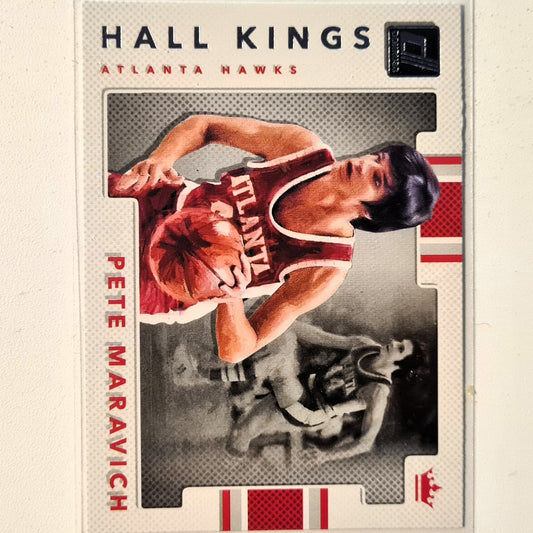 Pete Maravich 2017-18 Panini Donruss Hall Kings #15 NBA Basketball Atlanta Hawks Excellent/Mint sleeved