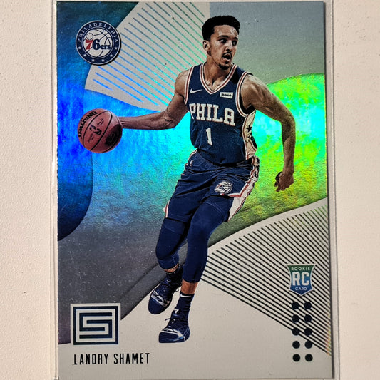 Landry Shamet 2018-19 Panini Status Rookie RC #101 NBA Basketball Philadelphia 76ers Excellent/mint sleeved