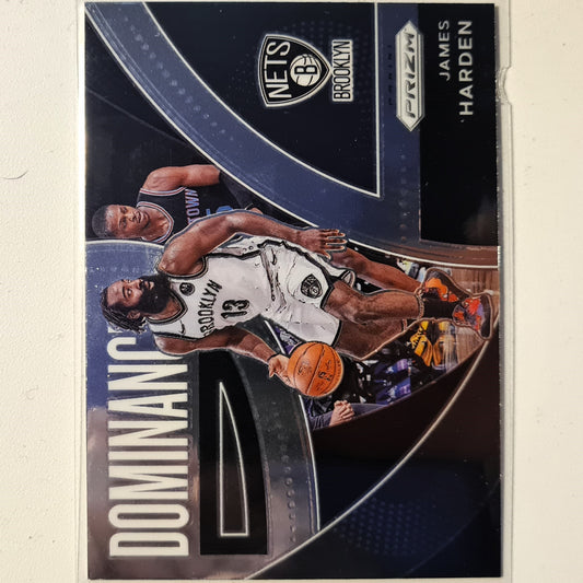 James Harden 2021-22 Panini Prizm Dominance #2 NBA Basketball Brooklyn Nets Excellent/mint sleeved