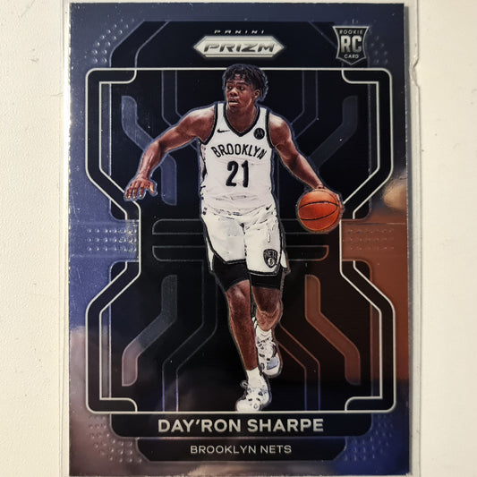 Day'Ron Sharpe 2021-22 Panini Prizm Rookie RC #281 NBA Basketball Brooklyn Nets Excellent/mint sleeved