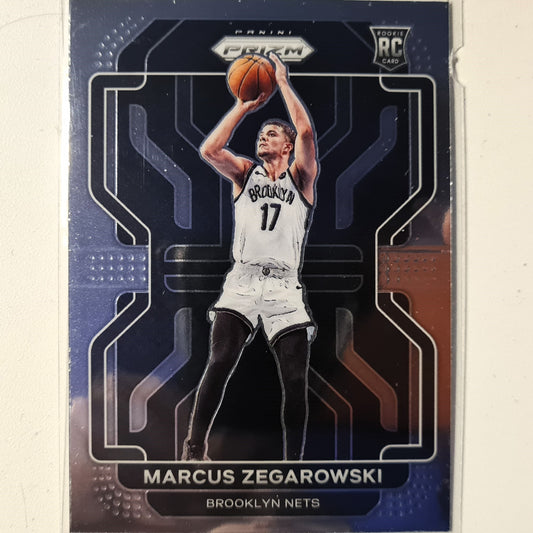 Marcus Zegarowski 2021-22 Panini Prizm Rookie RC #300 NBA Basketball Brooklyn Nets Excellent/mint sleeved