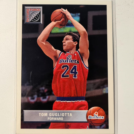 Tom Gugliotta 1993 Upper-Deck McDonalds Happy Meal Promo Rookie RC P50 NBA Basketball Washington Bullets Very good Sleeved