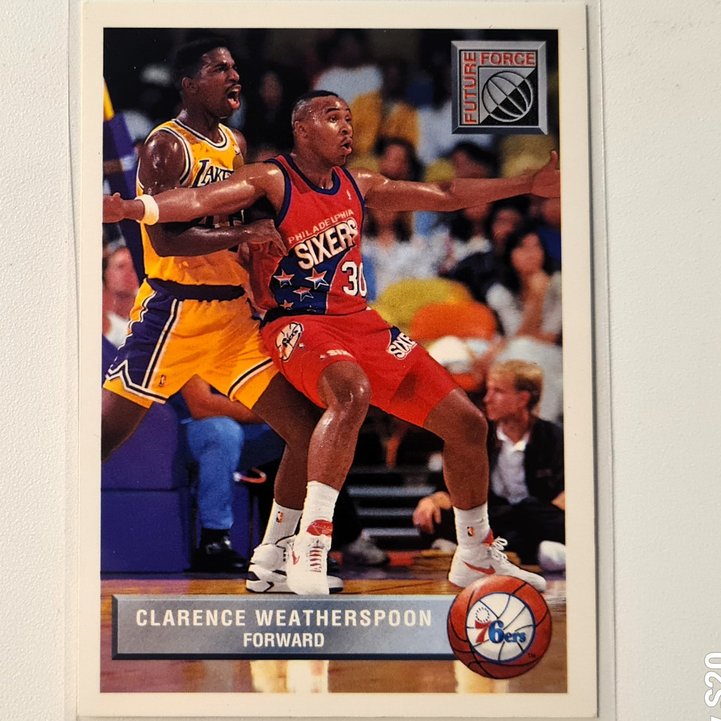 Clarence Weatherspoon 1993 Upper-Deck McDonalds Happy Meal Promo Rookie RC P49 NBA Basketball Philadelphia 76ers Very good Sleeved