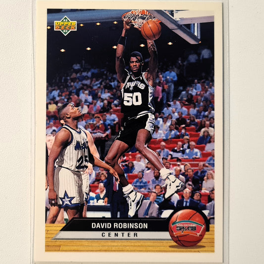 David Robinson 1993 Upper-Deck McDonalds Happy Meal Promo P37 NBA Basketball San Antonio Spurs Very good Sleeved