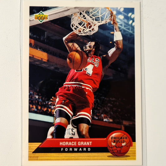 Horace Grant 1993 Upper-Deck McDonalds Happy Meal Promo P6 NBA Basketball Chicago Bulls Very good Sleeved