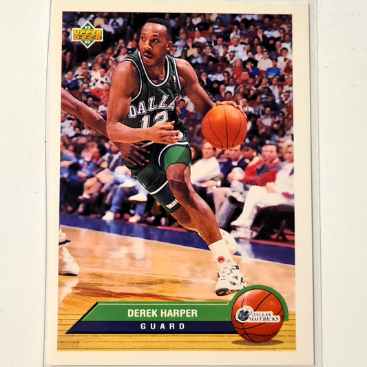 Derek Harper 1993 Upper-Deck McDonalds Happy Meal Promo P9 NBA Basketball Dallas Mavericks Very good Sleeved