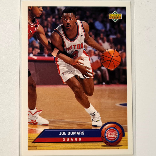 Joe Dumars 1993 Upper-Deck McDonalds Happy Meal Promo P11 NBA Basketball Detroit Pistons Very good Sleeved