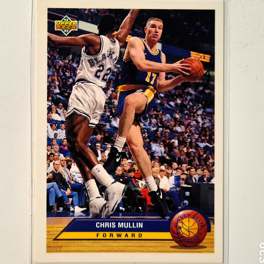 Chris Mullin 1993 Upper-Deck McDonalds Happy Meal Promo P14 NBA Basketball Indiana Pacers Very good Sleeved