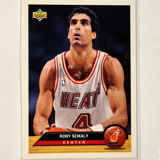 Rony Seikaly 1993 Upper-Deck McDonalds Happy Meal Promo P23 NBA Basketball Miami Heat Very good Sleeved