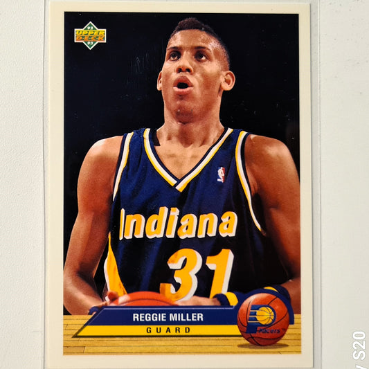 Reggie Miller 1993 Upper-Deck McDonalds Happy Meal Promo P18 NBA Basketball Indiana Pacers Very good Sleeved