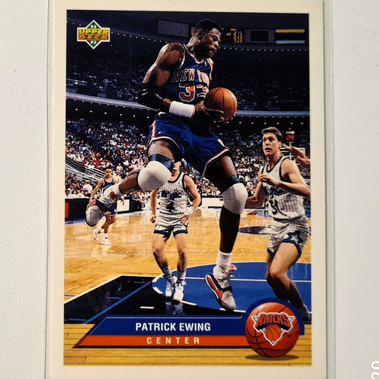 Patrick Ewing 1993 Upper-Deck McDonalds Happy Meal Promo P28 NBA Basketball New York Knicks Very good Sleeved