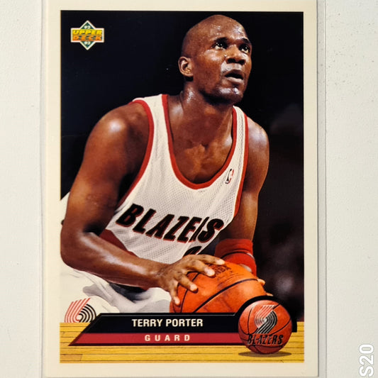 Terry Porter 1993 Upper-Deck McDonalds Happy Meal Promo P34 NBA Basketball Portland Trail Blazers Very good Sleeved