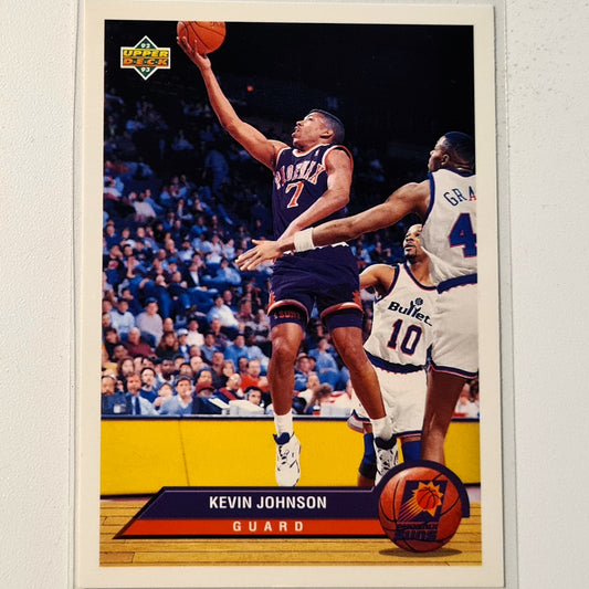 Kevin Johnson 1993 Upper-Deck McDonalds Happy Meal Promo P32 NBA Basketball Phoenix Suns Very good Sleeved