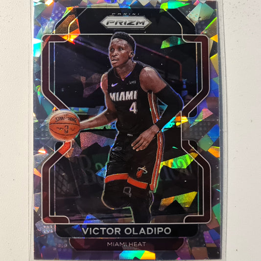 Victor Oladipo 2021-22 Panini Prizm cracked ice #24 NBA Basketball Miami Heat Excellent/mint Sleeved