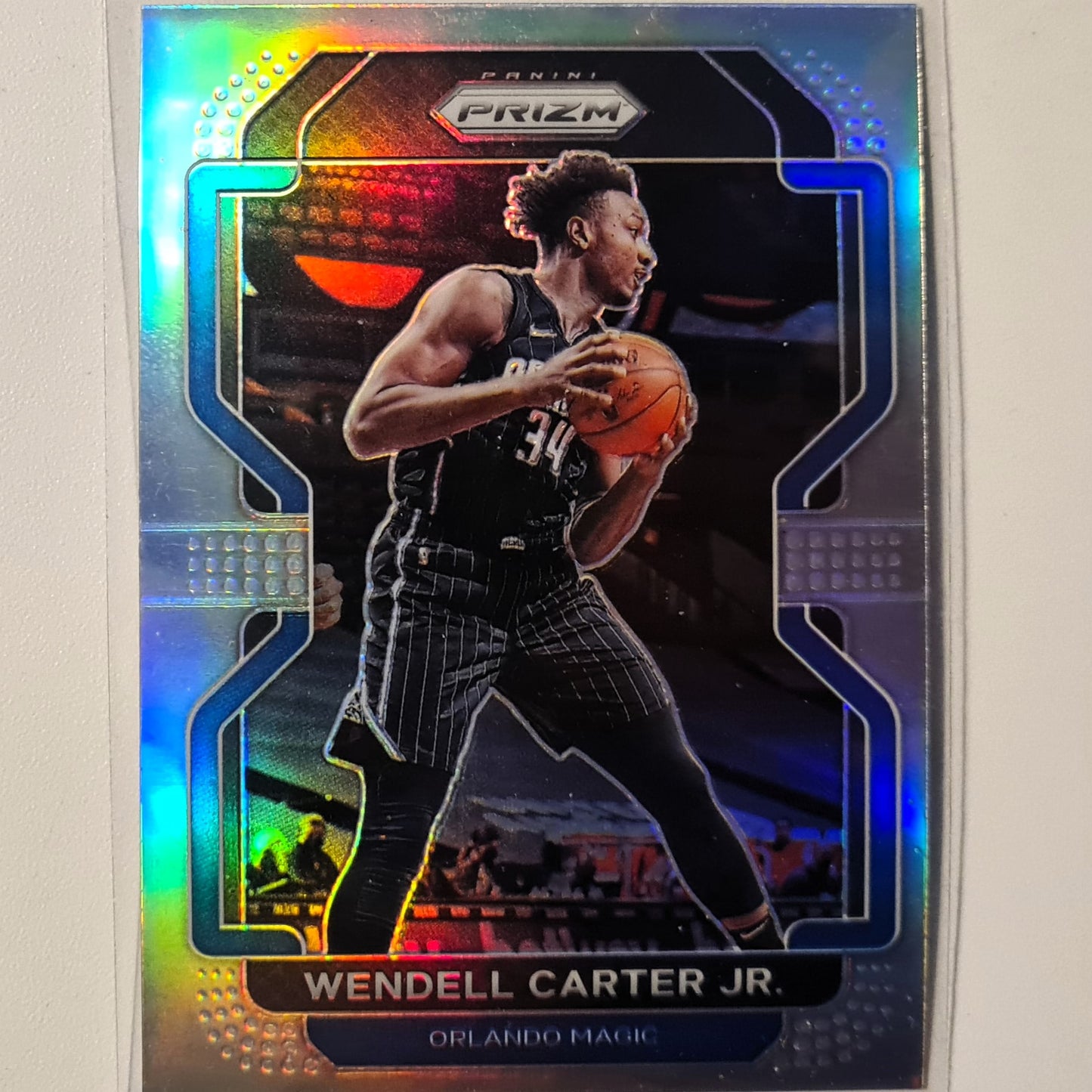 Wendell Carter Jr 2021-22 Panini Prizm refractor #160 NBA Basketball Orlando Magic excellent sleeved