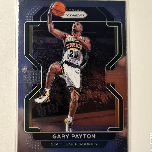 Gary Payton 2021-22 Panini Prizm #257 NBA Basketball Seattle Super Sonics excellent sleeved