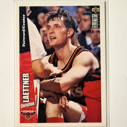 Christian Laettner 1996 Upper-Deck #3 NBA Basketball Atlanta Hawks very good sleeved