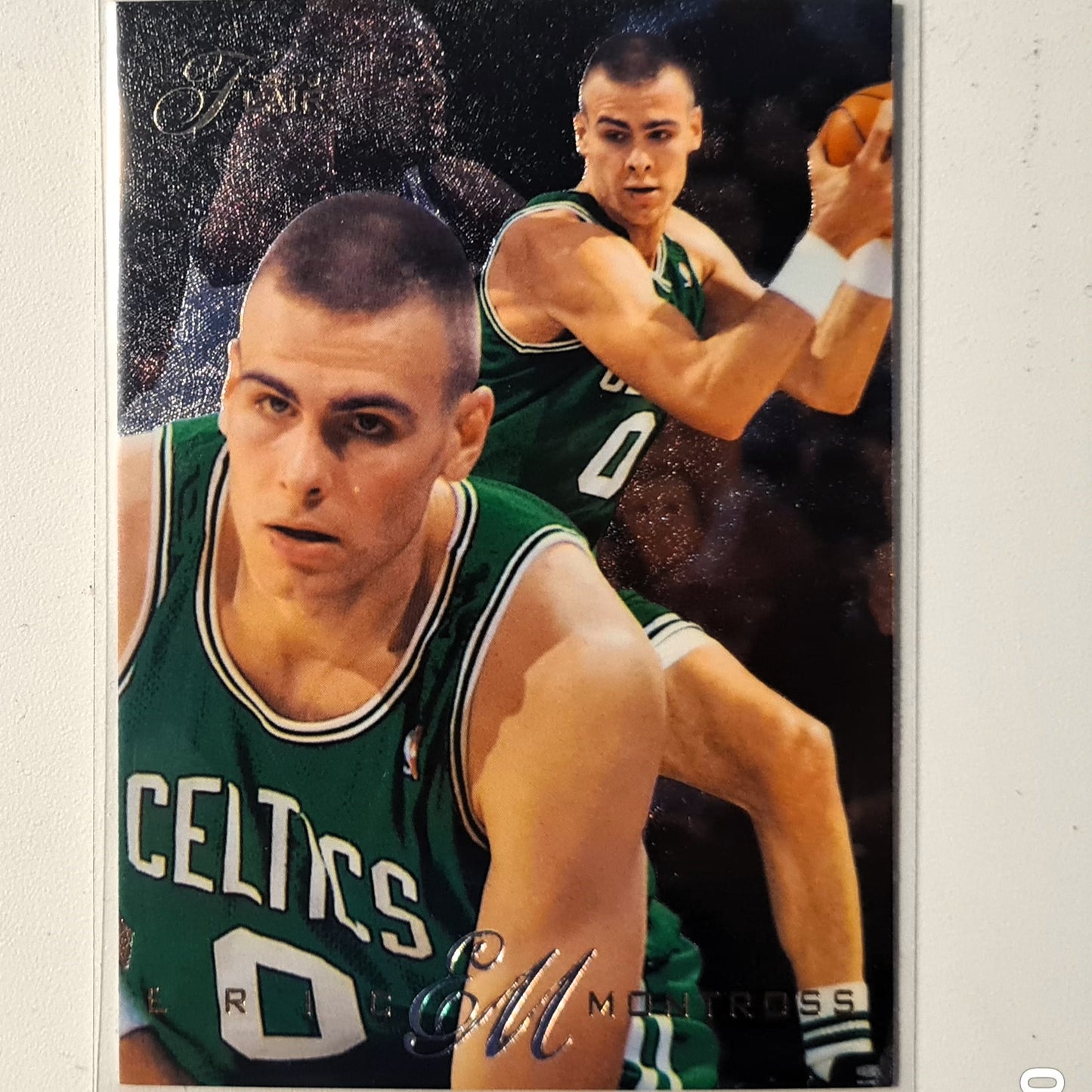 Eric Montross 1995 Fleer Flair 95-96 #7 NBA Basketball Boston Celtics Excellent Sleeved