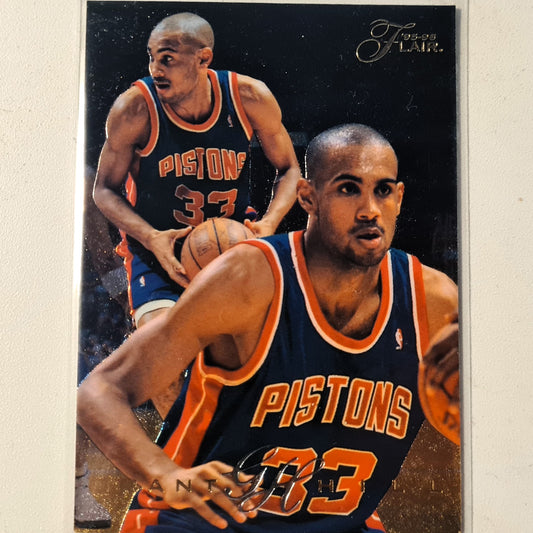 Grant Hill 1995 Fleer Flair 95-96 #37 NBA Basketball Detroit Pistons Excellent Sleeved