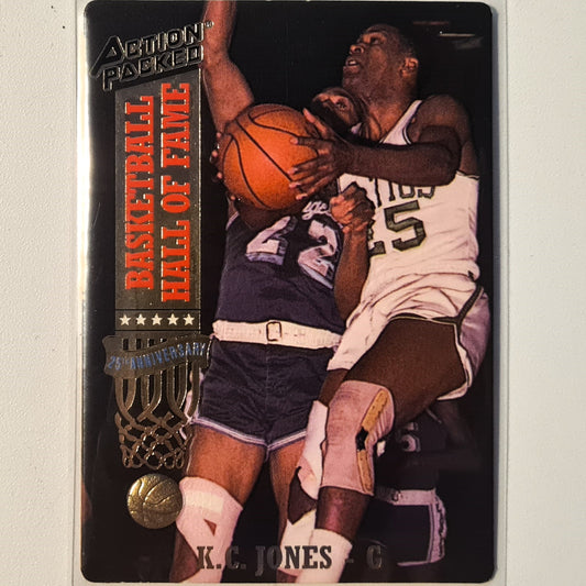 KC Jones 1993 Action Packed basketball hall of fame 25th anniversary #22 NBA Basketball Boston Celtics Excellent Sleeved