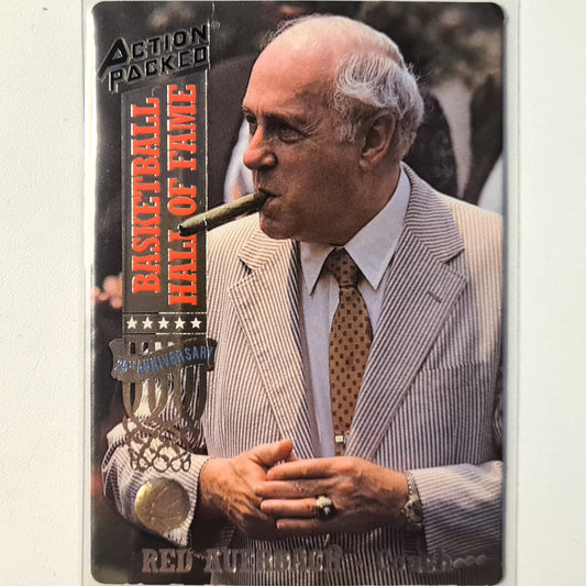 Red Auerbach 1993 Action Packed basketball hall of fame 25th anniversary #16 NBA Basketball Boston Celtics Excellent Sleeved