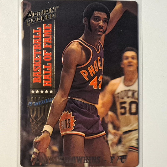 Connie Hawkins 1993 Action Packed basketball hall of fame 25th anniversary #37 NBA Basketball Atlanta Hawks Excellent Sleeved