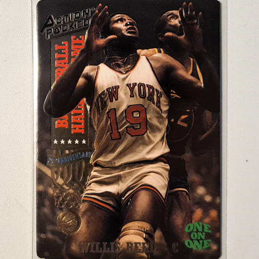 Willie Reed 1993 Action Packed basketball hall of fame 25th anniversary #5 NBA Basketball New York Knicks Excellent Sleeved