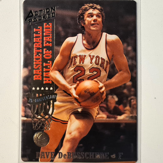 Dave DeBusschere 1993 Action Packed basketball hall of fame 25th anniversary #36 NBA Basketball New York Knicks Excellent Sleeved