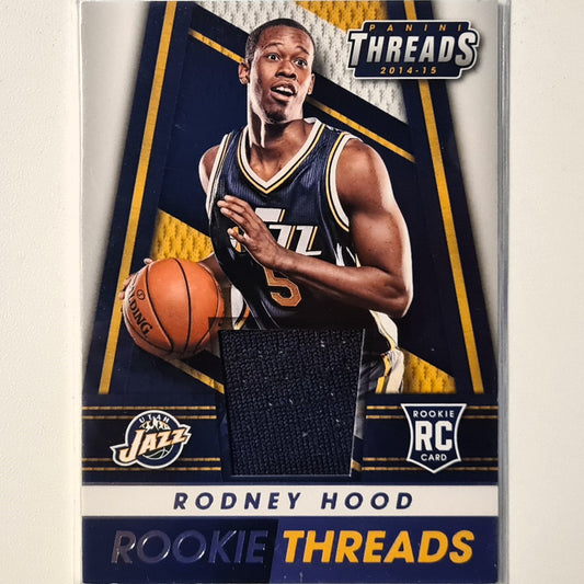 Rodney Hood 2014-15 Panini Threads Rookie RC Patch #12 NBA Basketball Utah Jazz Sleeved