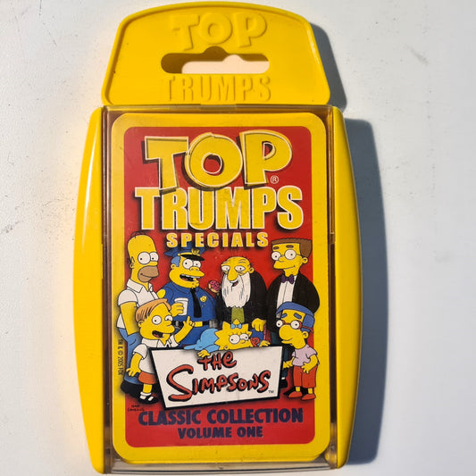 Top Trumps The Simpsons classic collection vol 1 2005 Winning Moves  very good used complete set