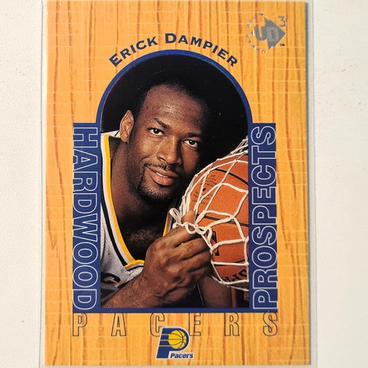 Erick Dampier 1997 Upper-Deck UD3 Hardwood prospects Rookie RC #7 NBA Basketball Indiana Pacers excellent/mint