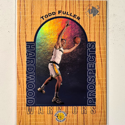 Todd Fuller 1997 Upper-Deck UD3 Hardwood prospects Rookie RC #9 NBA Basketball Golden State Warriors excellent/mint